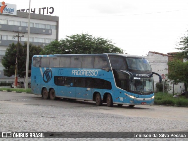 Auto Viação Progresso 6117 na cidade de Caruaru, Pernambuco, Brasil, por Lenilson da Silva Pessoa. ID da foto: 12086901.
