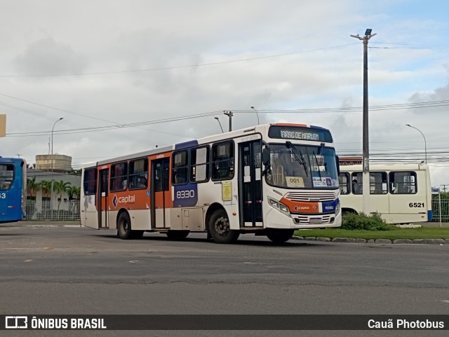 Capital Transportes 8330 na cidade de Aracaju, Sergipe, Brasil, por Cauã Photobus. ID da foto: 12085372.