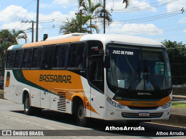 Viação Bassamar 105 na cidade de Juiz de Fora, Minas Gerais, Brasil, por Athos Arruda. ID da foto: 12086879.