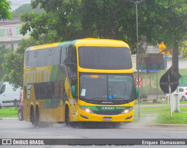 Empresa Gontijo de Transportes 23000 na cidade de Eunápolis, Bahia, Brasil, por Eriques  Damasceno. ID da foto: 12085541.