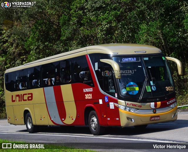 Transportes Única Petrópolis 3021 na cidade de Petrópolis, Rio de Janeiro, Brasil, por Victor Henrique. ID da foto: 12086246.