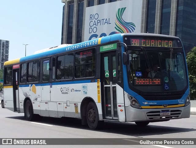 Viação Redentor C47749 na cidade de Rio de Janeiro, Rio de Janeiro, Brasil, por Guilherme Pereira Costa. ID da foto: 12087030.