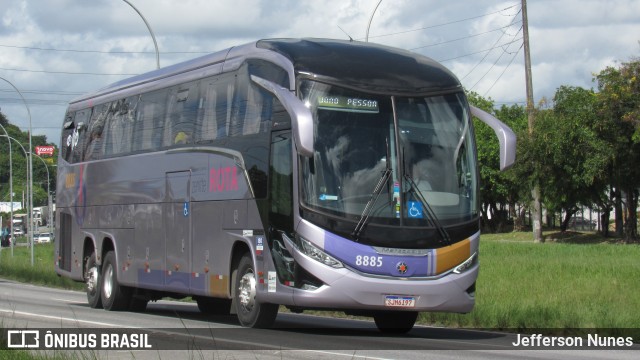 Rota Transportes Rodoviários 8885 na cidade de Recife, Pernambuco, Brasil, por Jefferson Nunes. ID da foto: 12087035.