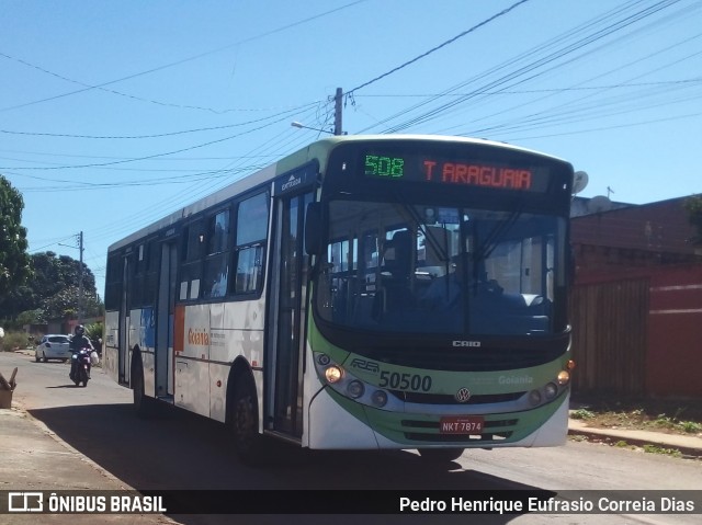 Rápido Araguaia 50500 na cidade de Aparecida de Goiânia, Goiás, Brasil, por Pedro Henrique Eufrasio Correia Dias. ID da foto: 12085190.