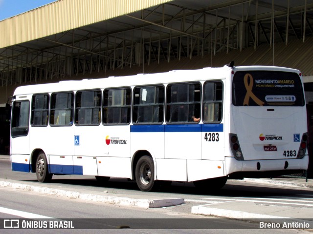 Transporte Tropical 4283 na cidade de Aracaju, Sergipe, Brasil, por Breno Antônio. ID da foto: 12086464.