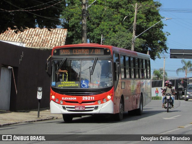 Transbus Transportes > Gávea Transportes 29211 na cidade de Belo Horizonte, Minas Gerais, Brasil, por Douglas Célio Brandao. ID da foto: 12086492.