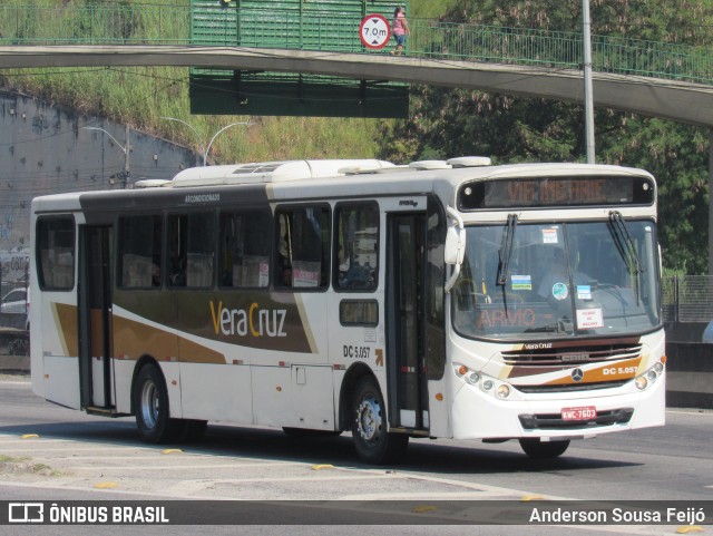 Auto Ônibus Vera Cruz DC 5.057 na cidade de Duque de Caxias, Rio de Janeiro, Brasil, por Anderson Sousa Feijó. ID da foto: 12086950.