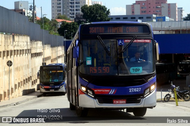 BB Transportes e Turismo 27.627 na cidade de Osasco, São Paulo, Brasil, por Ítalo Silva. ID da foto: 12085568.