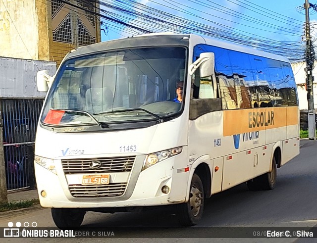 Vitória Transportes 11463 na cidade de Aracaju, Sergipe, Brasil, por Eder C.  Silva. ID da foto: 12085948.