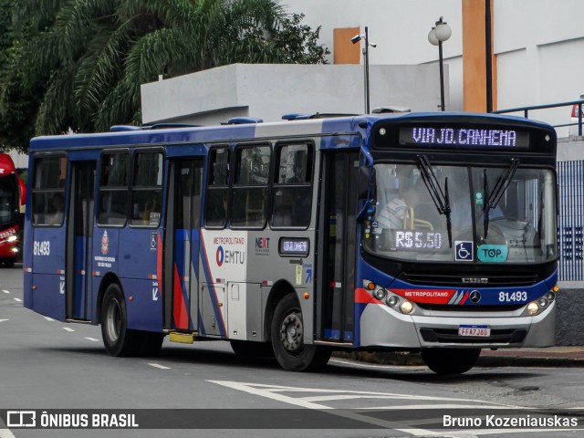 Next Mobilidade - ABC Sistema de Transporte 81.493 na cidade de São Caetano do Sul, São Paulo, Brasil, por Bruno Kozeniauskas. ID da foto: 12086281.