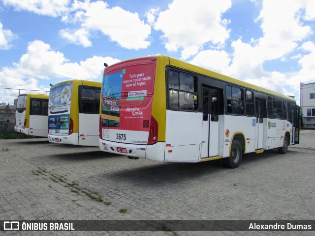 Coletivo Transportes 3675 na cidade de Caruaru, Pernambuco, Brasil, por Alexandre Dumas. ID da foto: 12085533.