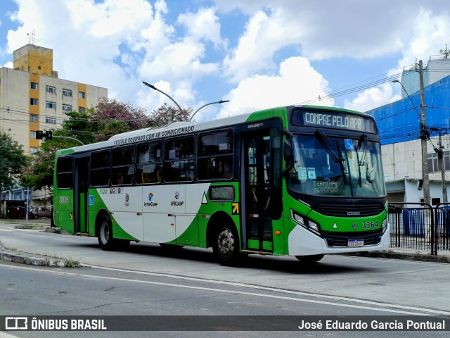 VB Transportes e Turismo 3364 na cidade de Campinas, São Paulo, Brasil, por José Eduardo Garcia Pontual. ID da foto: 12085750.