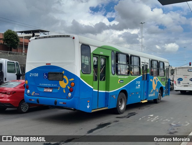 Santa Zita Transportes Coletivos 21138 na cidade de Cariacica, Espírito Santo, Brasil, por Gustavo Moreira. ID da foto: 12085189.