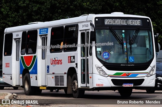 Consórcio Unitrans - 08 > Reunidas Transportes 08033 na cidade de João Pessoa, Paraíba, Brasil, por Bruno Roberto  Mendes. ID da foto: 12086828.