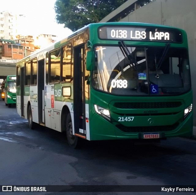 OT Trans - Ótima Salvador Transportes 21457 na cidade de Salvador, Bahia, Brasil, por Kayky Ferreira. ID da foto: 12085611.