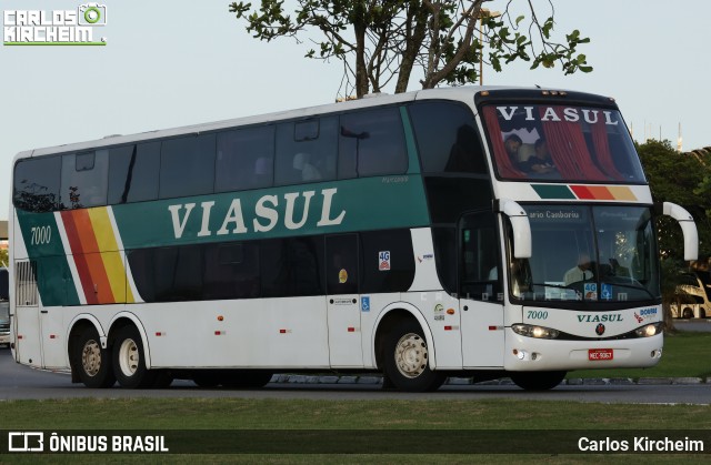 Viasul - Auto Viação Venâncio Aires 7000 na cidade de Florianópolis, Santa Catarina, Brasil, por Carlos Kircheim. ID da foto: 12086165.