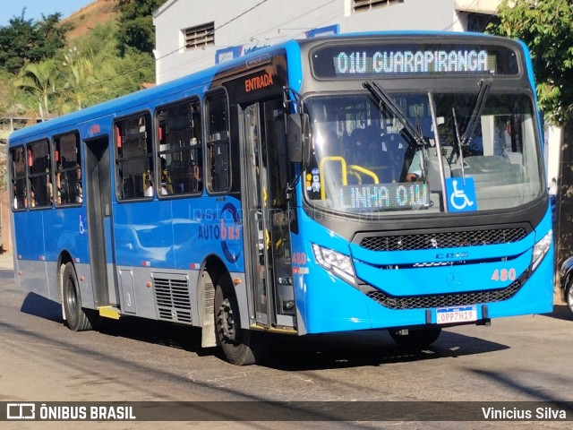 São Jorge Auto Bus 480 na cidade de Ponte Nova, Minas Gerais, Brasil, por Vinicius Silva. ID da foto: 12085463.
