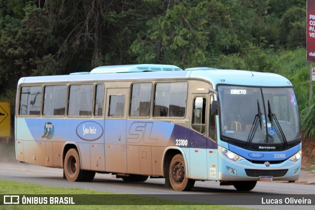 Viação São Luiz 23100 na cidade de Conselheiro Lafaiete, Minas Gerais, Brasil, por Lucas Oliveira. ID da foto: 12086871.