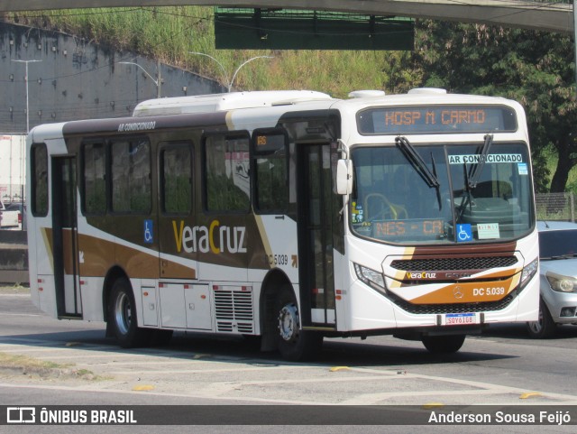 Auto Ônibus Vera Cruz DC 5.039 na cidade de Duque de Caxias, Rio de Janeiro, Brasil, por Anderson Sousa Feijó. ID da foto: 12086943.