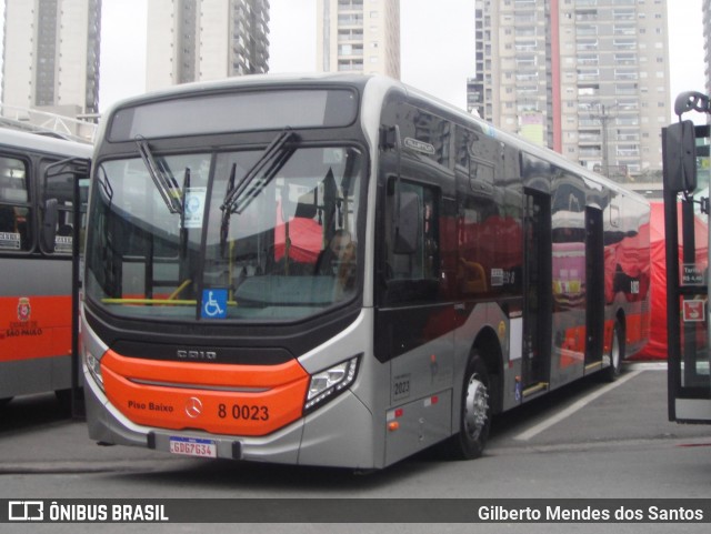TRANSPPASS - Transporte de Passageiros 8 0023 na cidade de Barueri, São Paulo, Brasil, por Gilberto Mendes dos Santos. ID da foto: 12085024.