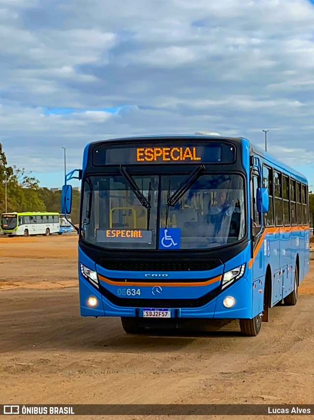 Taguatur - Taguatinga Transporte e Turismo 05634 na cidade de Brasília, Distrito Federal, Brasil, por Lucas Alves. ID da foto: 12086391.