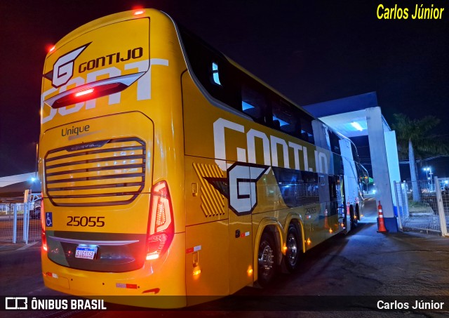 Empresa Gontijo de Transportes 25055 na cidade de Goiânia, Goiás, Brasil, por Carlos Júnior. ID da foto: 12085057.