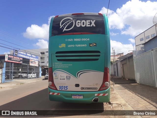 Goex - Goiás Express 1015 na cidade de Paracatu, Minas Gerais, Brasil, por Breno Cirino. ID da foto: 12085528.
