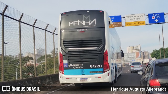 Empresa de Ônibus Nossa Senhora da Penha 61220 na cidade de Porto Alegre, Rio Grande do Sul, Brasil, por Henrique Augusto Allebrandt. ID da foto: 12086488.
