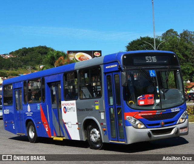 Empresa de Ônibus Pássaro Marron 92.523 na cidade de Guaratinguetá, São Paulo, Brasil, por Adailton Cruz. ID da foto: 12085861.
