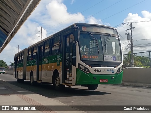 Viação Atalaia Transportes 6413 na cidade de Aracaju, Sergipe, Brasil, por Cauã Photobus. ID da foto: 12085389.