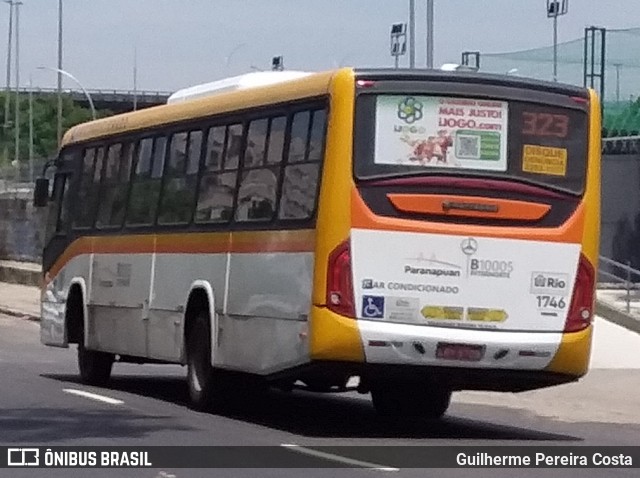 Transportes Paranapuan B10005 na cidade de Rio de Janeiro, Rio de Janeiro, Brasil, por Guilherme Pereira Costa. ID da foto: 12085043.