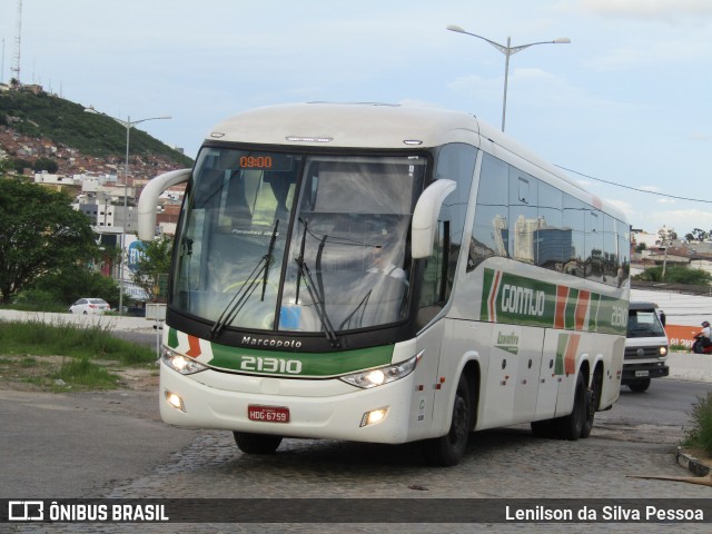 Empresa Gontijo de Transportes 21310 na cidade de Caruaru, Pernambuco, Brasil, por Lenilson da Silva Pessoa. ID da foto: 12086924.