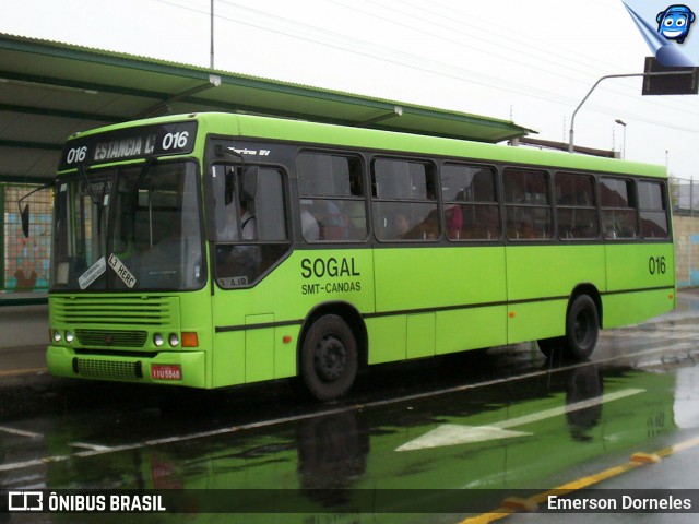 SOGAL - Sociedade de Ônibus Gaúcha Ltda. 016 na cidade de Canoas, Rio Grande do Sul, Brasil, por Emerson Dorneles. ID da foto: 12087417.
