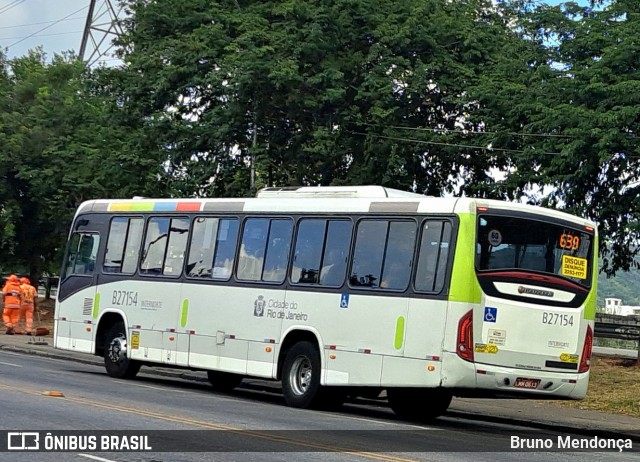 Caprichosa Auto Ônibus B27154 na cidade de Rio de Janeiro, Rio de Janeiro, Brasil, por Bruno Mendonça. ID da foto: 12087403.