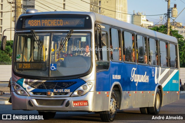 Auto Ônibus Fagundes RJ 101.056 na cidade de Niterói, Rio de Janeiro, Brasil, por André Almeida. ID da foto: 12088847.