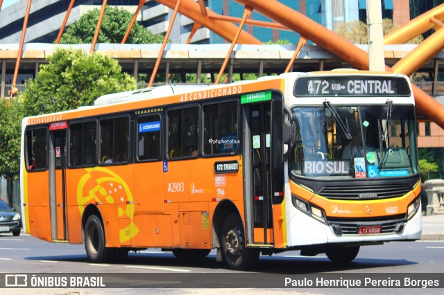 Empresa de Transportes Braso Lisboa A29013 na cidade de Rio de Janeiro, Rio de Janeiro, Brasil, por Paulo Henrique Pereira Borges. ID da foto: 12088656.
