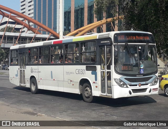 Transportes Futuro C30301 na cidade de Rio de Janeiro, Rio de Janeiro, Brasil, por Gabriel Henrique Lima. ID da foto: 12088688.