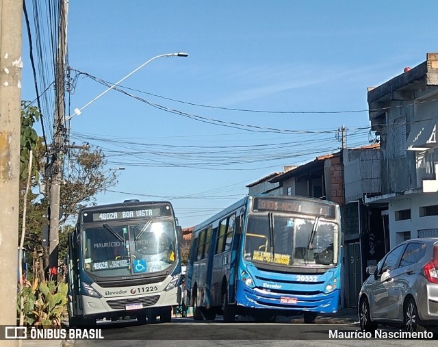 Milênio Transportes 11225 na cidade de Belo Horizonte, Minas Gerais, Brasil, por Maurício Nascimento. ID da foto: 12088976.