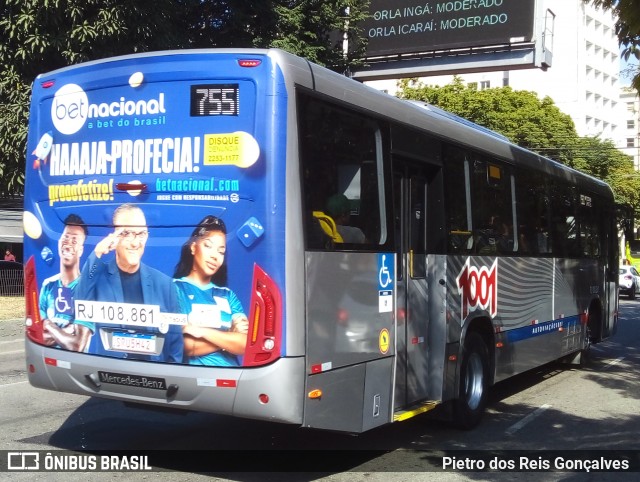 Auto Viação 1001 RJ 108.861 na cidade de Niterói, Rio de Janeiro, Brasil, por Pietro dos Reis Gonçalves . ID da foto: 12087177.