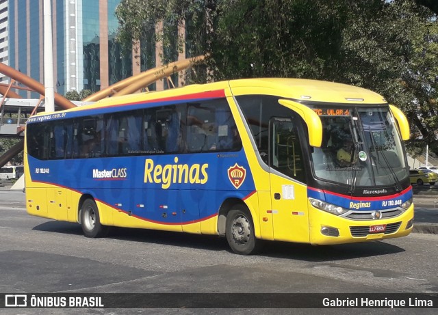 Auto Viação Reginas RJ 110.048 na cidade de Rio de Janeiro, Rio de Janeiro, Brasil, por Gabriel Henrique Lima. ID da foto: 12088808.