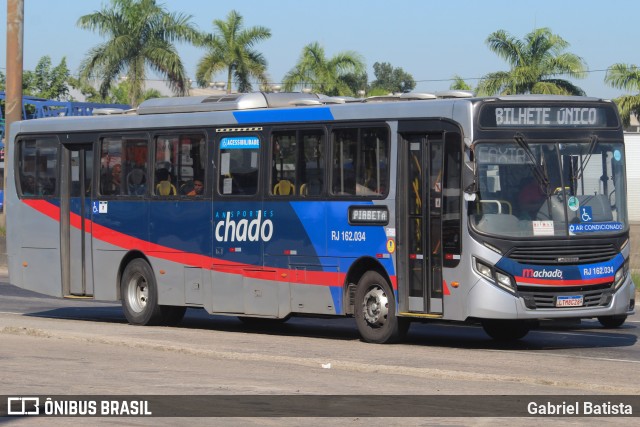 Transportes Machado RJ 162.034 na cidade de Duque de Caxias, Rio de Janeiro, Brasil, por Gabriel Batista. ID da foto: 12088650.