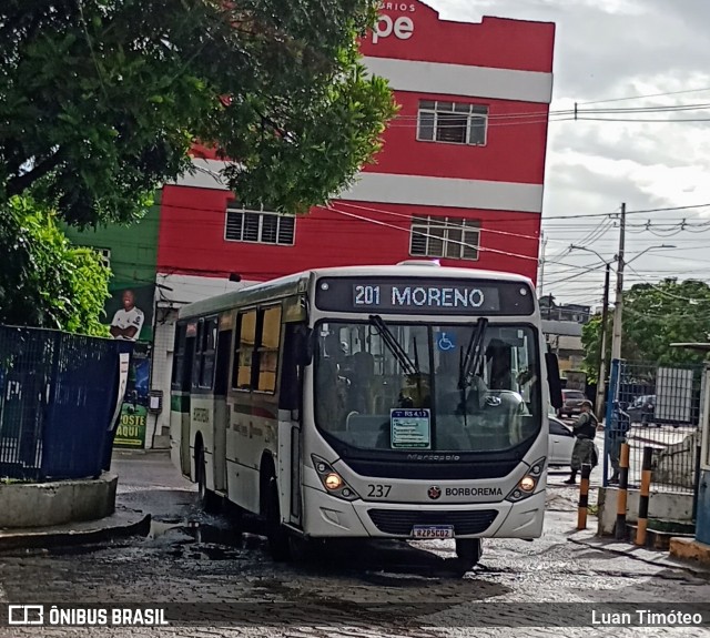 Borborema Imperial Transportes 237 na cidade de Jaboatão dos Guararapes, Pernambuco, Brasil, por Luan Timóteo. ID da foto: 12088105.