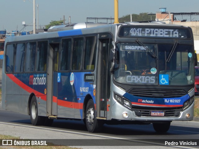 Transportes Machado RJ 162.027 na cidade de Duque de Caxias, Rio de Janeiro, Brasil, por Pedro Vinicius. ID da foto: 12087422.