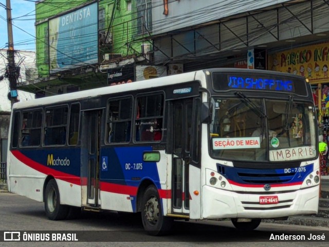 Transportes Machado DC 7.075 na cidade de Magé, Rio de Janeiro, Brasil, por Anderson José. ID da foto: 12087219.
