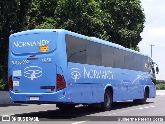Viação Normandy do Triângulo C12510 na cidade de Rio de Janeiro, Rio de Janeiro, Brasil, por Guilherme Pereira Costa. ID da foto: 12087341.