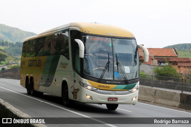 Empresa Gontijo de Transportes 21400 na cidade de Aparecida, São Paulo, Brasil, por Rodrigo Barraza. ID da foto: 12088412.