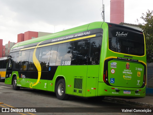 Upbus Qualidade em Transportes 3 5008 na cidade de São Paulo, São Paulo, Brasil, por Valnei Conceição. ID da foto: 12088211.