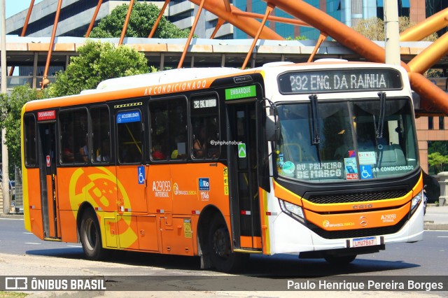Empresa de Transportes Braso Lisboa A29093 na cidade de Rio de Janeiro, Rio de Janeiro, Brasil, por Paulo Henrique Pereira Borges. ID da foto: 12088653.