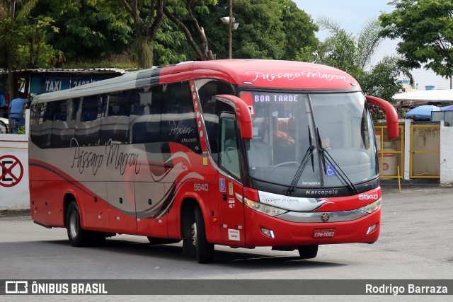 Empresa de Ônibus Pássaro Marron 5640 na cidade de Aparecida, São Paulo, Brasil, por Rodrigo Barraza. ID da foto: 12088558.