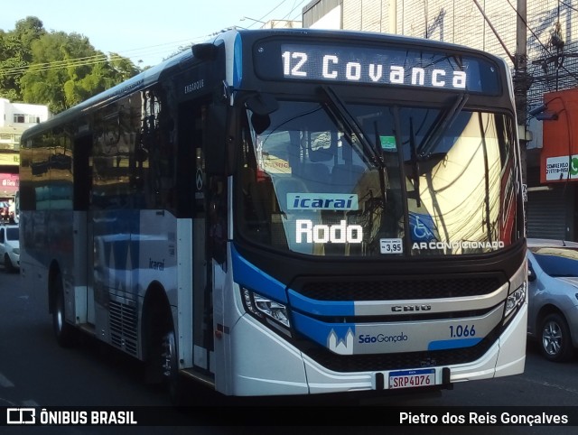 Icaraí Auto Transportes 1.066 na cidade de São Gonçalo, Rio de Janeiro, Brasil, por Pietro dos Reis Gonçalves . ID da foto: 12087229.